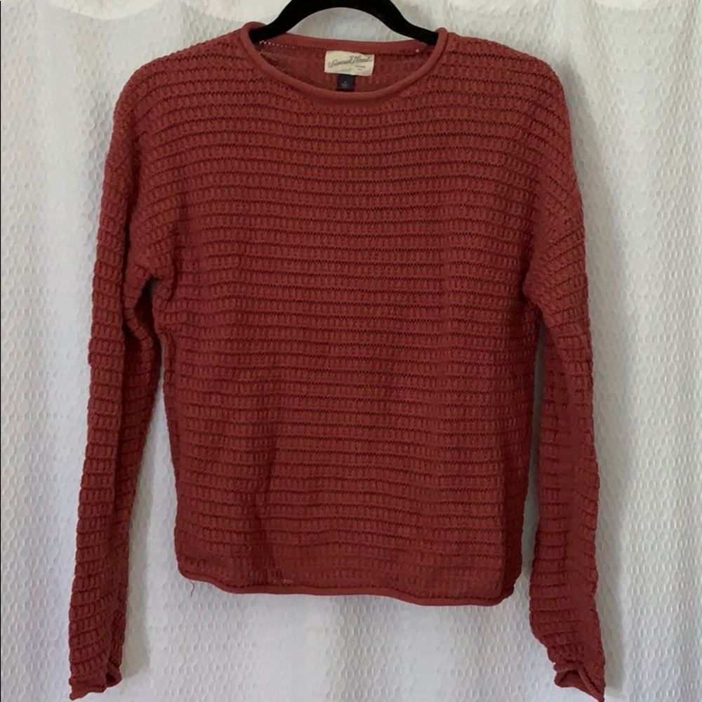 Cozy knit spring sweater